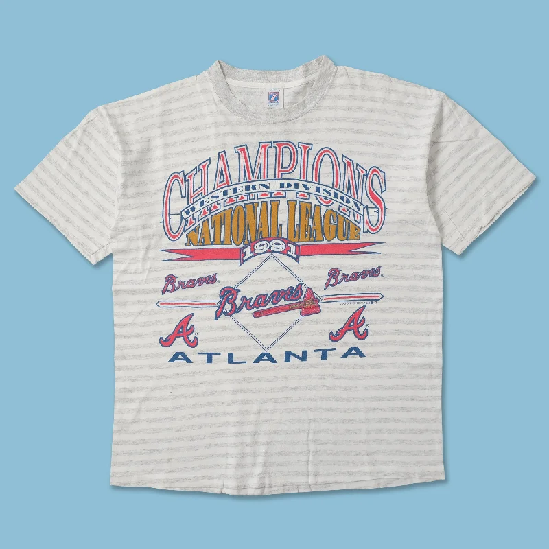 - Solid wood cat climbing frame customized1991 Atlanta Braves Champions T-Shirt Large