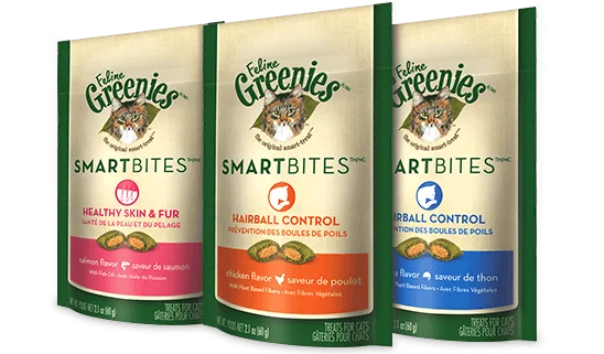    - Affordable cat food with good quality  Greenies Smartbites