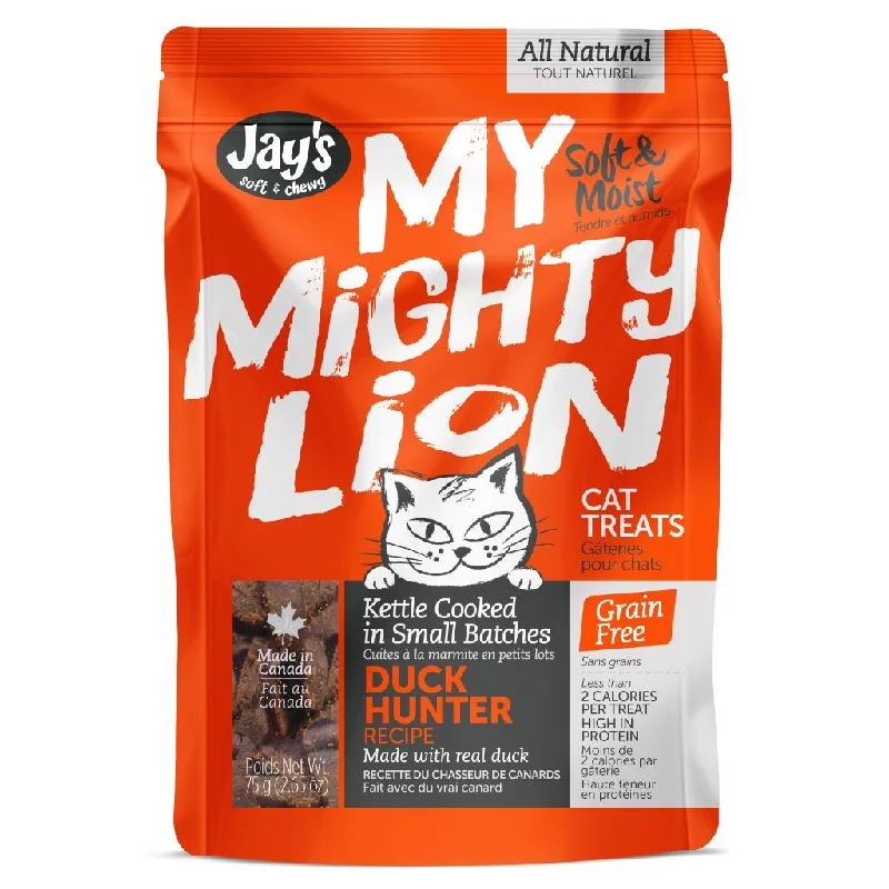    - Cat food for pregnant and nursing cats  My Mighty Lion Duck 75G